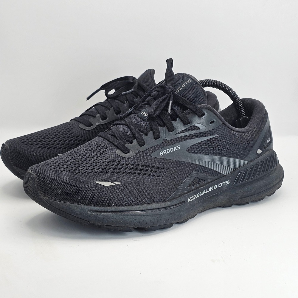 Brooks Adrenaline GTS 23 Mens Running Shoes Black 1103911D020 Size 8 D